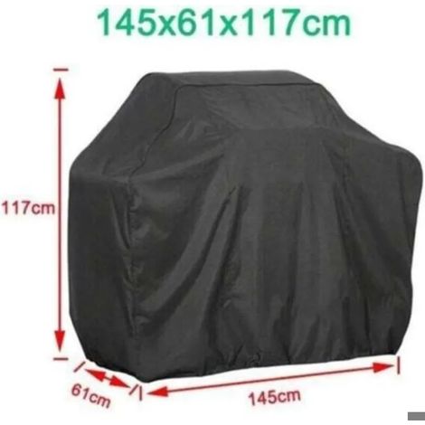 Accessoires barbecue, housse de protection étanche, étanche, 145x61x117cm--TRIMEC