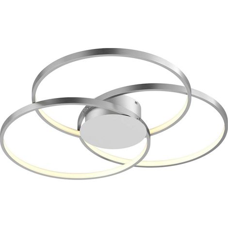 [GEBRAUCHT] Lindby Riley Led Deckenlampe Deckenlampe Lampe Leuchte Dimmbar Alu 40 W ø 8064 B-Ware