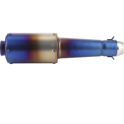Embout d'échappement universel pour moto, silencieux, diamètre 38-51 mm, compatible avec Honda CBR250RR et CBR500R (bleu). (1/5)