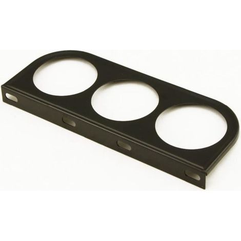 1 pièce support de jauge carburant, acier noir 52 mm, pour tableau de bord automobile universel (1/4)