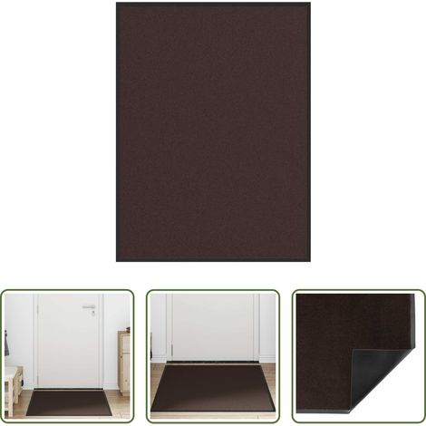 vidaXL Paillasson en polypropylène - Paillasson Marron 80x120 cm (1/5)