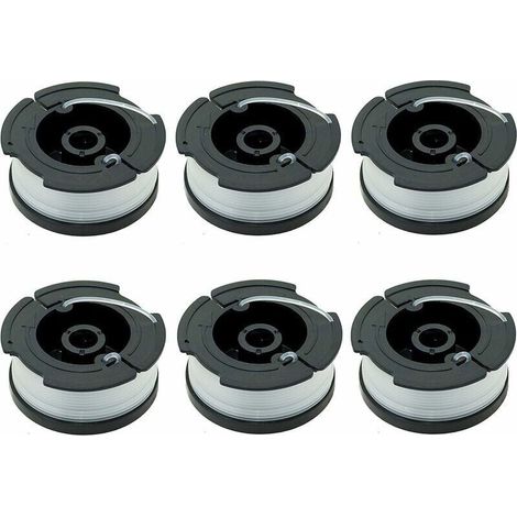 6er-Packung A6481 A6485 Spulen für Black & Decker Rasentrimmer - LIAIKI