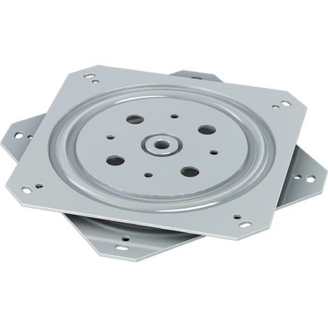 Soporte T.V. Giratorio Zincado 155-155   - Plataforma giratoria para instalar bajo un sobre de madera. (1/5)