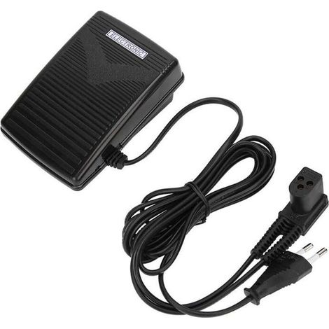 Pedale di controllo per macchina da cucire – Cavo di alimentazione 220V – Compatibile con Singer 974 – Plastica resistente, 286 g (1/5)