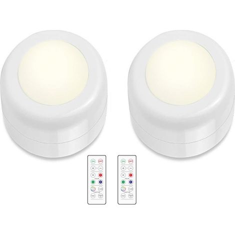 Projecteur LED, lot de 2, télécommande, pour mettre en valeur les plafonds, les jardins, les façades ou les espaces extérieurs.-AquaForge (1/5)