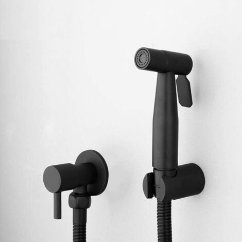 Portable Bidet Sprayer - SUS304 Stainless Steel - Cold Water - For Flushing and Feminine Hygiene - EPDM Rubber Hose (1/3)
