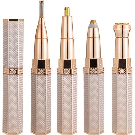 Tondeuse à sourcils, épilation du visage et des sourcils, rasoir et épilateur électrique 4 en 1 pour femmes-AquaForge (1/5)
