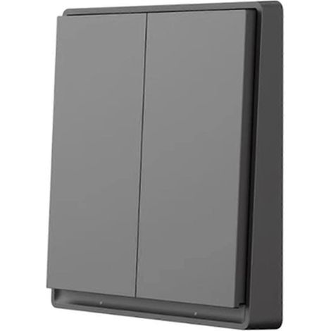 Interrupteur mural intelligent E1 ZigBee 3.0 pour maison connectée, compatible avec l'application Mi Home B et fonctionnant avec le fil de feu (sans neutre). (1/5)