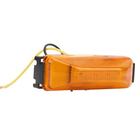 Feux de gabarit 12/24V 4LED ambre étanche universel pour camion remorque poids lourd voiture (1/5)