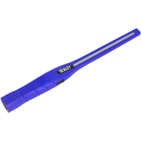 Sealey Rechargeable 360� Slim Inspection Light 8W & 1W SMD LED& UV Light Black Lithium-ion LED3604UV