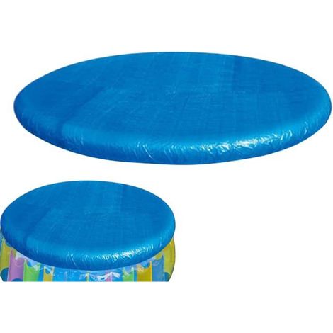 Bâche ronde protection piscine enfants – Étanche, anti-poussière – Cordon serrage – Pour pataugeoire (1/5)
