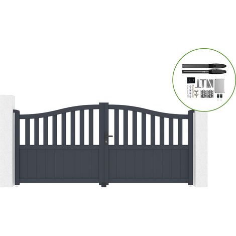 Portail battant électrique 3x1,4m MEIJE + Motorisation HICKER B200 (1/5)