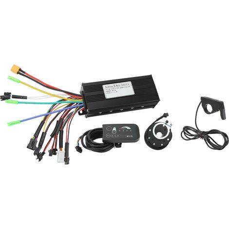 Kit de contrôleur de moteur sans balais pour vélo, alimentation sinusoïdale au lithium, accessoires de conversion avec accélérateur 30 A (1/5)