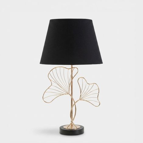 Tischlampe mauro ferretti 60 cm gold schwarz 40 W (1/5)