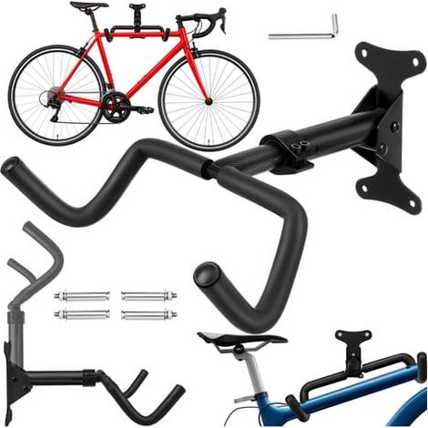 Support mural pour vélo / Crochet porte-vélos - 30 kg (1/5)