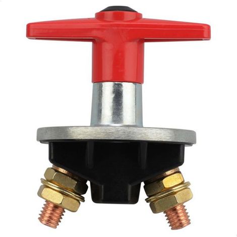 Interrupteur Coupure Isolateur Batterie Coupe Circuit,12V-60V 300A Batterie à clé Fixe Universelle de Voiture Déconnecter (1/5)