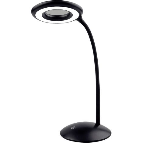 Lampe de Bureau Ă LED avec loupe, grossissement x8 (Noir), Noir (1/5)
