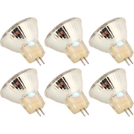 Lot de 6 ampoules LED GU4 270 lm, 15 LED, basse consommation, compatibles avec les spots sur rail MR11, 12 V, 3 W, lumière blanche 6000 K (1/5)