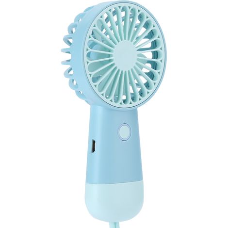 Tragbarer Ventilator, wiederaufladbarer USB-Tischventilator, ultraleiser tragbarer Ventilator, leicht zu reinigen, Mini-Ventilator für den persönlichen Gebrauch mit erfrischendem Nebel, eine tolle Ges