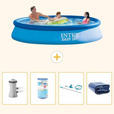Intex Piscine Easy Set Ronde - 366x76 cm - 5-pièces S194 (1/5)