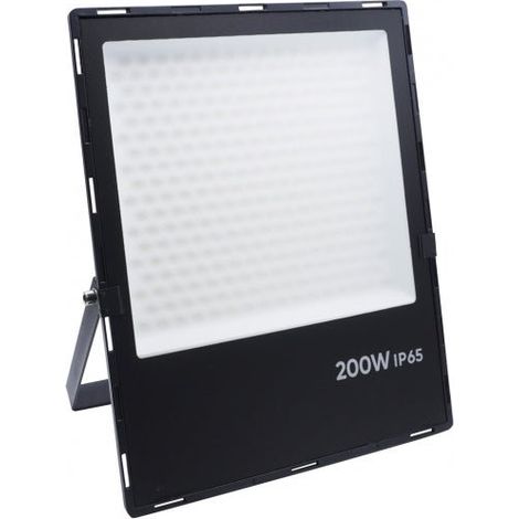 Projecteur Extérieur NOIR 200W IP65 - Blanc Froid 6000K - 8000K - SILAMP