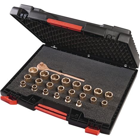 ENDRES TOOLS Knarrenkasten 24-teiligSW 10-32 mm Antrieb 1/2 ″ (1/2)