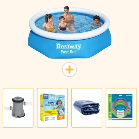 Bestway Bestway Fast Set Ronde - 244x61 cm - 5-pièces S181 (1/5)