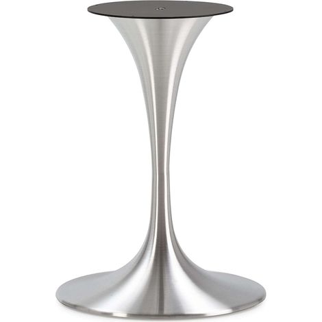 Pied de Table 51 x 51 x 72 cm Aluminium - Acier brossé (1/3)