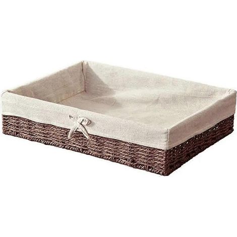Paniers tressés pour pique-nique, panier de rangement pour assiettes à pain, B (1/4)