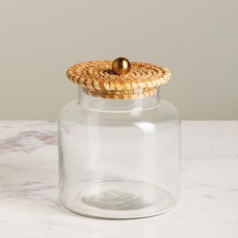 Petit bocal verre Provence 15x12cm