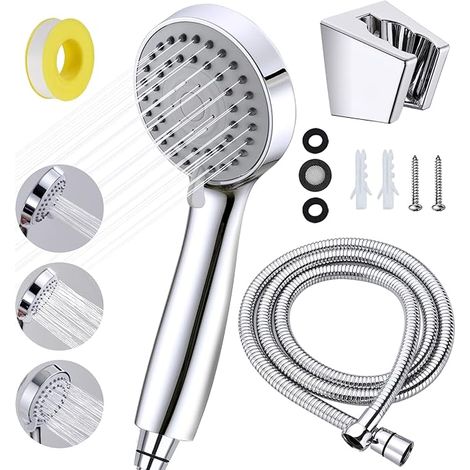Shower Head Kit with Hose and Holder (1/5)