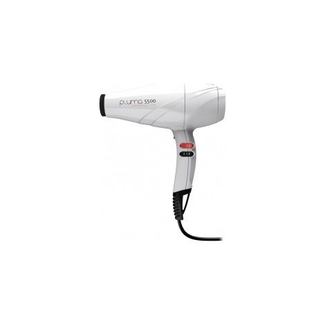 Ga.ma SH1609 Pluma 5500 Asciugacapelli 2400W Motore AC Ion Plus 3 Temperature 2 Velocita' 2 Bocchette Diffusore colore Bianco (1/3)