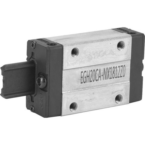 bloc de guidage linéaire EGH20CA Mini, palier coulissant en acier