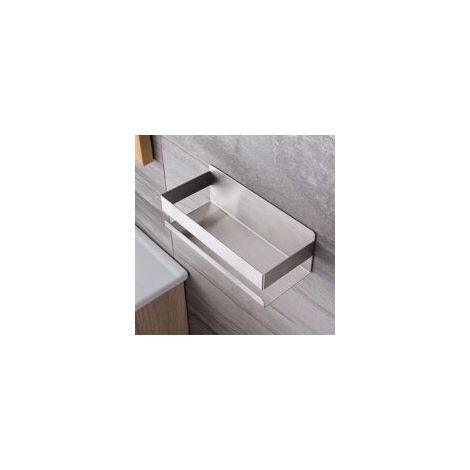 Estante de ducha autoadhesivo sin taladrar, estante de baño de acero inoxidable - Crezuo