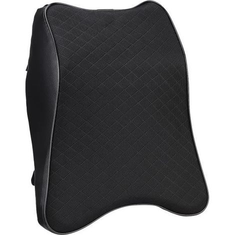 Dilwe Coussin Appui-tête Voiture en Cuir PU Respirant Mousse à Mémoire Confortable-Ywey (1/5)