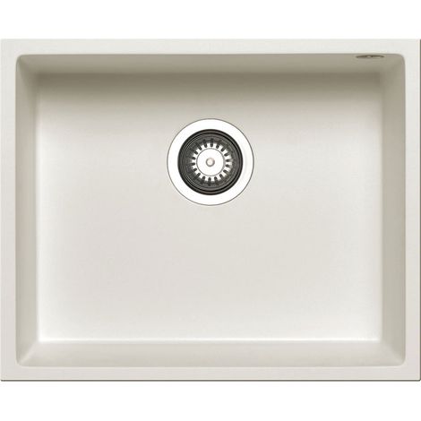 Prima+ Granite 1.0 Bowl Undermount Kitchen Sink 540mm L x 440mm W - White (1/2)