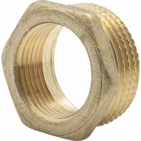 Raccord réduction m-f en laiton 1 x 3-4