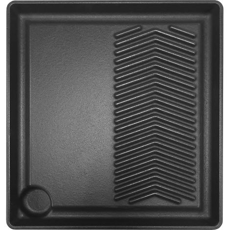 Allgrill Gusseisenkuss® Universal Gussgrillplatte für den Seitenkocher 35 x 32 cm Plancha