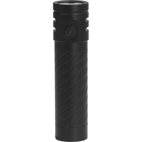 Lampe torche LED puissante 3LED, lampe de poche miniature en aluminium, 5 modes d'éclairage, étanche, pour randonnée, camping, aventure, urgence, usage domestique (sans batterie, lumière blanche W303) (1/5)