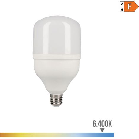 Bombilla industrial led e27 30w 3155lm 6400k luz fria ø10x20cm edm (1/5)