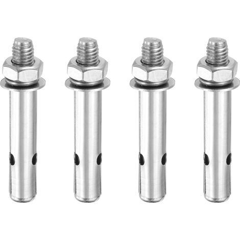 4 Pcs Goujons D'Expansion M10x80mm Vis D'Expansion Ancrages (1/5)
