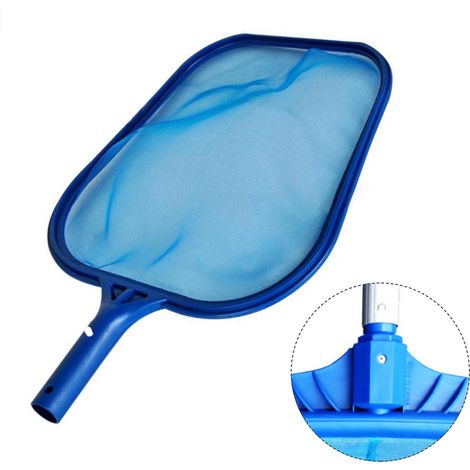 Kit de nettoyage de piscine comprenant : épuisette, brosse éponge, brosse de nettoyage manuelle et gants.