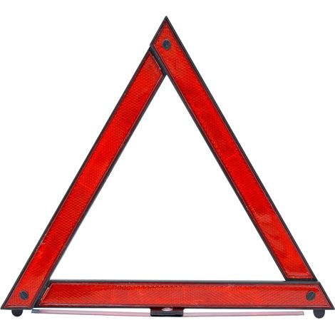 Triangle de signalisation pour voiture, degré réfléchissant, trépied de signalisation pliable, triangle de panne d'urgence, triangle d'urgence, triangle de signalisation de voiture, rouge (1/5)