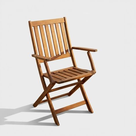 Chaise de fauteuil extérieur avec accoudoirs de course (1/5)