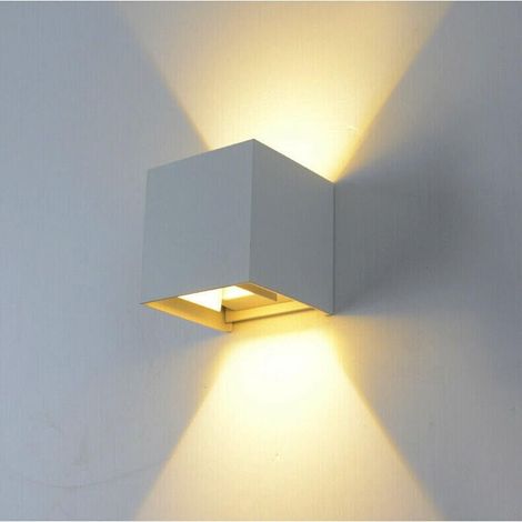 Applique A Parete Faretto 52 Led Luce Calda 22 Watt Esterno Interno Ip65 Es66gc (1/4)