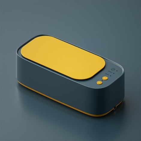 Machine de nettoyage à vibrations haute fréquence pour une élimination efficace de la saleté des bijoux et plus compacte et facile à utiliser (vert malachite) (1/5)