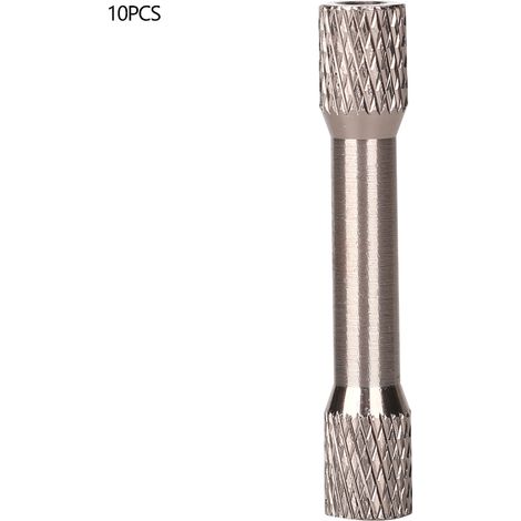 Entretoise colonnette M3x35mm en aluminium anodisé gris titane, 10 pièces, écrou femelle, entretoise pour drone, vis de montage, espaceur hexagonal léger (1/5)