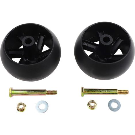 Kit de roues de jauge de pont de 12,7 cm pour cadet pour tracteurs zéro tour – Rouleaux de pont de tondeuse à gazon (1/5)