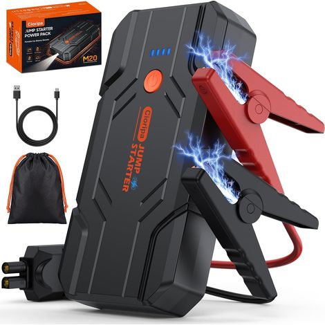 Booster Batterie Voiture 10000A 14.8V 9,0L Gaz 8,5L Diesel Auto (1/5)