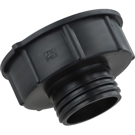 Adaptateur de réservoir IBC 100 mm vers 60 mm Réducteur S100xS60, connecteur à filetage grossier en plastique DN100 pour récipient de tonne, pour design résistant à l'usure pour fluide industriel (1/5)